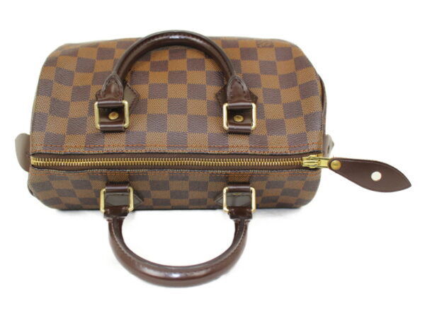 imgrc0075226793 Louis Vuitton Speedy 25 Damier Ebene Handbag Brown