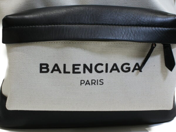 imgrc0075240927 Balenciaga Leather Backpack White Black