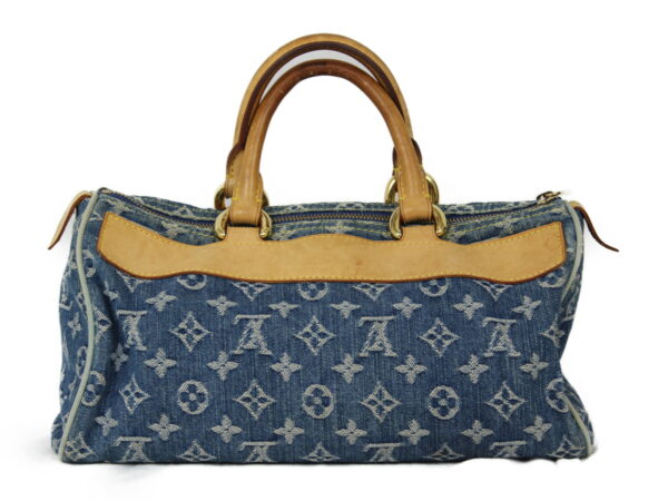 imgrc0075245155 Louis Vuitton Neo Speedy Handbag Monogram Denim Blue