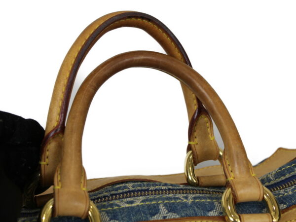 imgrc0075245159 Louis Vuitton Neo Speedy Handbag Monogram Denim Blue