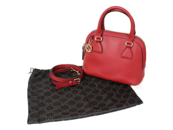 imgrc0075332200 Gucci 2WAY Shoulder Bag Leather Red