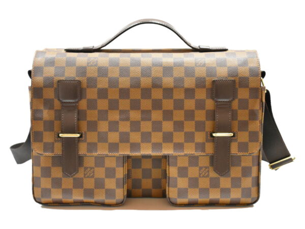 imgrc0075339633 Louis Vuitton Broadway Shoulder Bag Canvas Damier