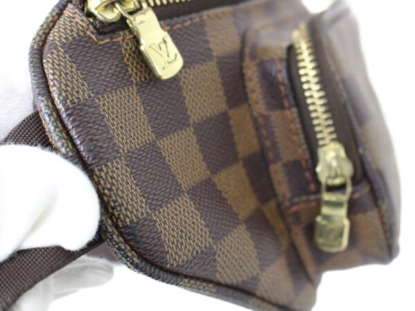 imgrc0075345674 Louis Vuitton Bum Bag Melville Damier Ebene Canvas Brown