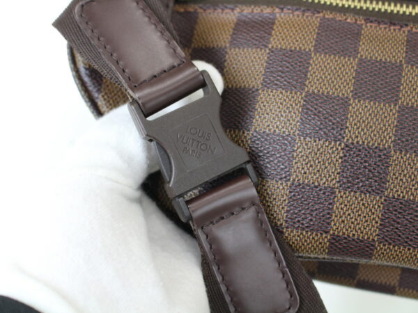 imgrc0075345676 Louis Vuitton Bum Bag Melville Damier Ebene Canvas Brown