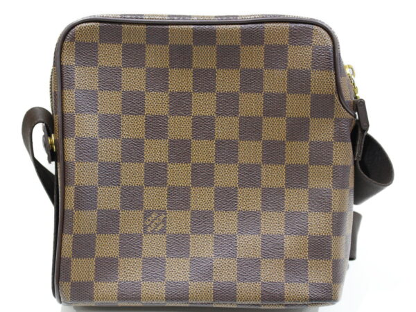 imgrc0075372383 Louis Vuitton Olaf PM Damier Ebene Canvas Shoulder Bag Brown