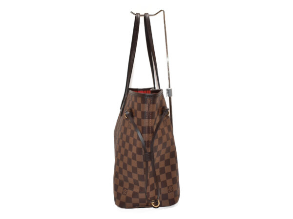 imgrc0075423269 Louis Vuitton Neverfull MM Damier Ebene Tote Bag Beige Red