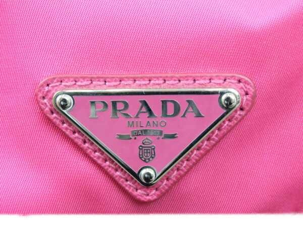 imgrc0075459707 Prada Nylon Mini Backpack Pink