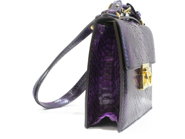 imgrc0075492313 Salvatore Ferragamo 2Way Handbag Python Purple