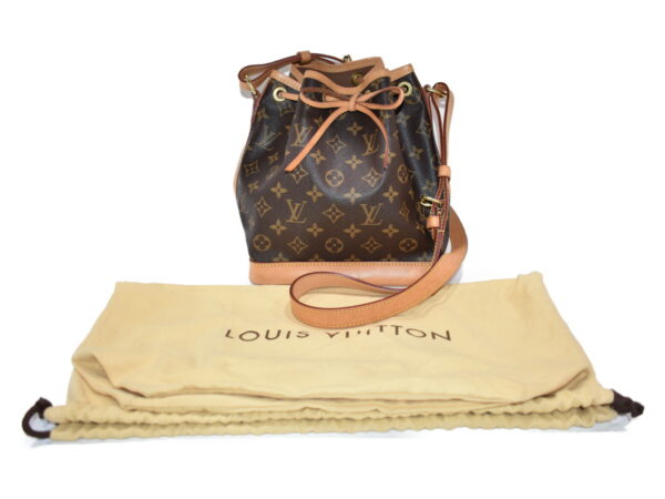 imgrc0075602605 Louis Vuitton Noe BB Shoulder Bag Monogram Brown Beige