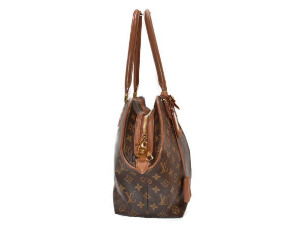 imgrc0075605892 Louis Vuitton Blocks Tote Bag Monogram Brown Beige Bordeaux