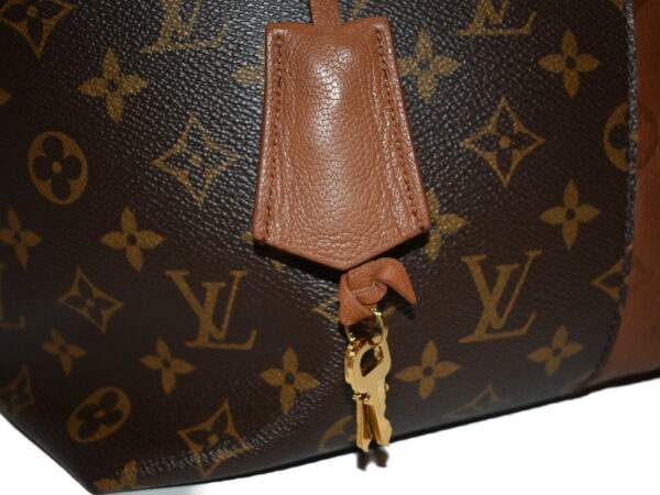 imgrc0075605901 Louis Vuitton Blocks Tote Bag Monogram Brown Beige Bordeaux