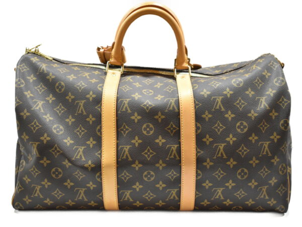 imgrc0075752052 Louis Vuitton Keepall 50 Bandouliere Travel Bag Monogram Brown