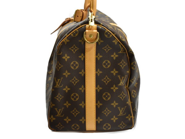 imgrc0075752053 Louis Vuitton Keepall 50 Bandouliere Travel Bag Monogram Brown