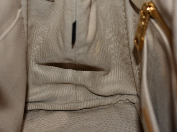 imgrc0075815552 Prada Kanapa Handbag Shoulder Bag Beige Canvas