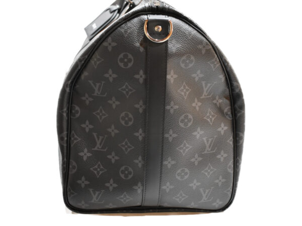 imgrc0076009329 Louis Vuitton Keepall Bandouliere 55 Travel Bag Monogram Eclipse Gray