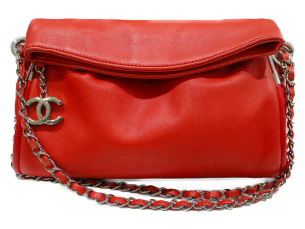 imgrc0076066214 Chanel Chain Shoulder Bag Salmon Pink Calfskin