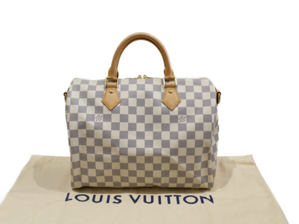 imgrc0076148067 Louis Vuitton Speedy Bandouliere 30 Damier Azur Handbag