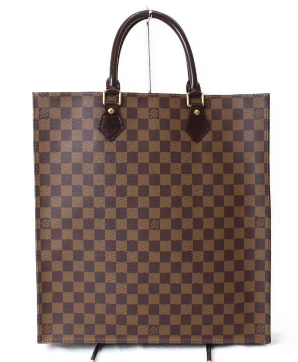 imgrc0076162716 Louis Vuitton Sac Plat Tote Bag Damier Ebene Brown x Red