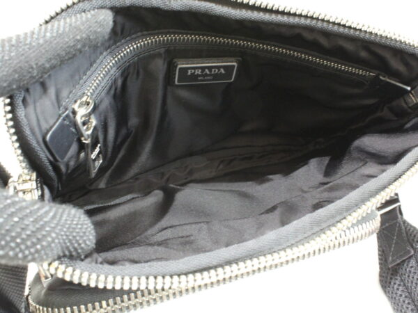 imgrc0076178622 Prada Nylon Messenger Bag Black