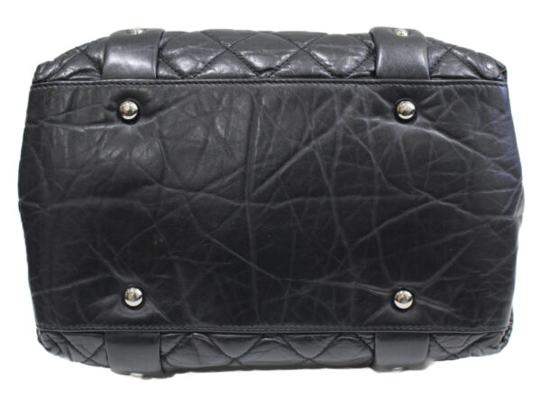 imgrc0076189667 Chanel Bubble Quilted Leather Chain Handle Handbag Black