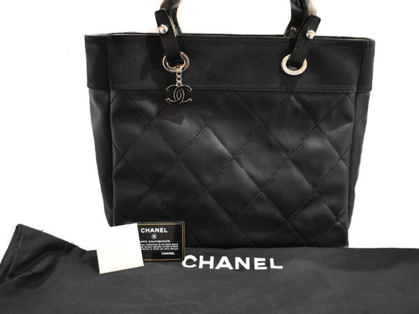 imgrc0076201572 Chanel Paris Biarritz Canvas Tote Bag Black