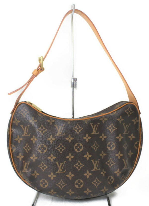 imgrc0076202050 Louis Vuitton Croissant MM Handbag Monogram Brown