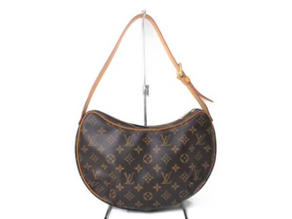 imgrc0076202051 Louis Vuitton Croissant MM Handbag Monogram Brown