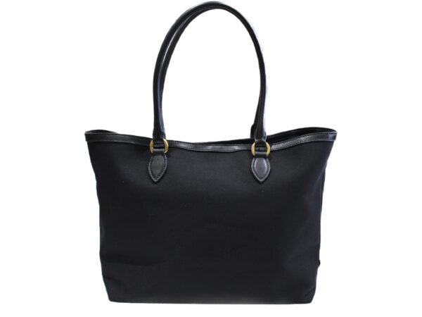 imgrc0076206061 Prada Tote Bag Canvas Leather Black