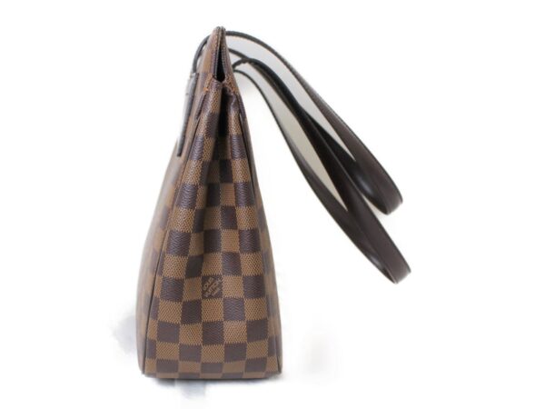 imgrc0076227842 Louis Vuitton Parioli PM Tote Bag Damier Ebene Brown x Orange