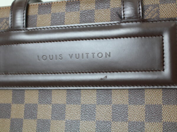 imgrc0076227850 Louis Vuitton Parioli PM Tote Bag Damier Ebene Brown x Orange