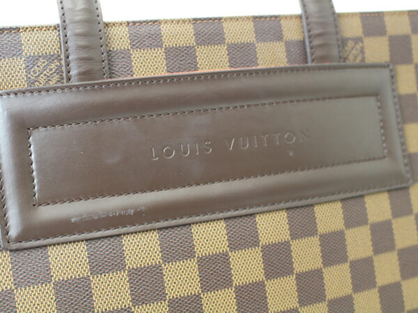 imgrc0076227851 Louis Vuitton Parioli PM Tote Bag Damier Ebene Brown x Orange