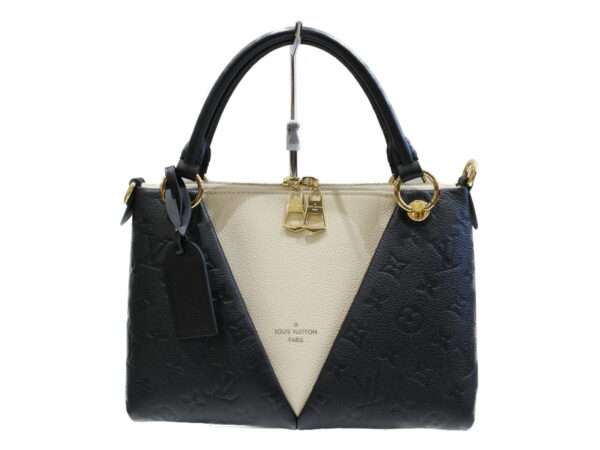 imgrc0076251272 Louis Vuitton V Tote BB Handbag Empreinte Black