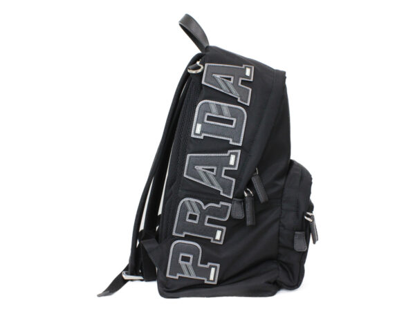 imgrc0076259779 Prada Backpack Nylon Leather Black