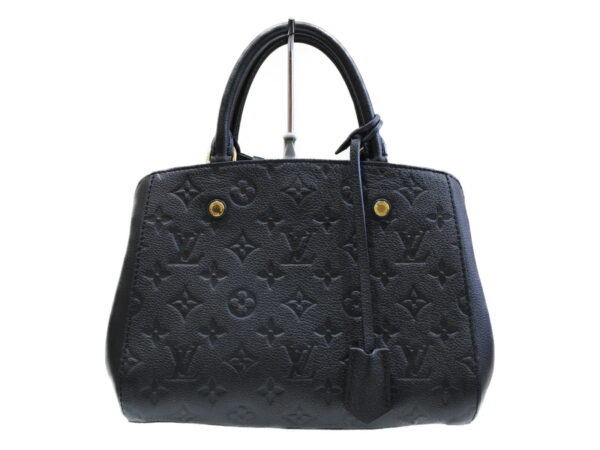 imgrc0076271047 Louis Vuitton Montaigne BB Handbag Empreinte Black