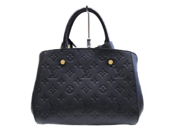 imgrc0076271050 Louis Vuitton Montaigne BB Handbag Empreinte Black