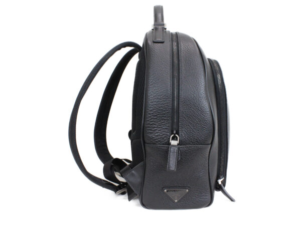 imgrc0076275814 Prada Leather Backpack Black