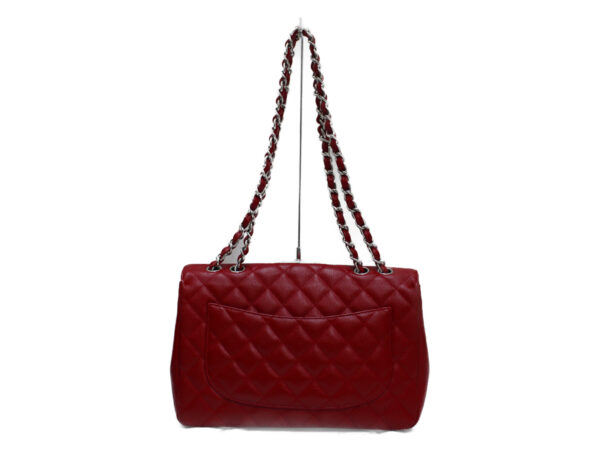 imgrc0076292674 Chanel Caviar Skin Chain Shoulder Bag Red