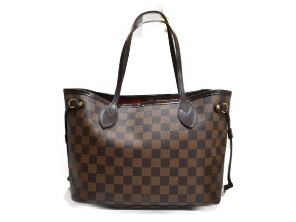 imgrc0076299778 Louis Vuitton Neverfull PM Tote Bag Damier Ebene Brown