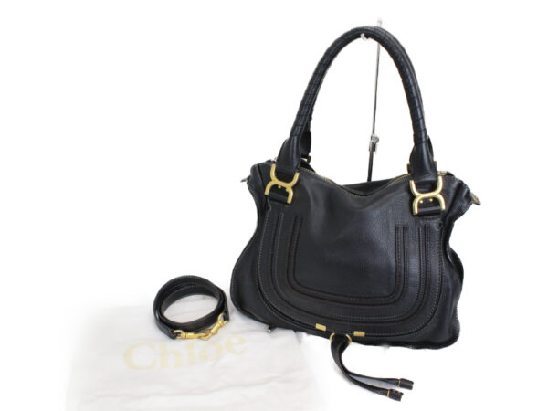 imgrc0076351064 Chloe Mercy Handbag Leather Black