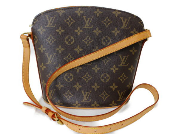 imgrc0076356895 Louis Vuitton Drouot Shoulder Bag Monogram Brown