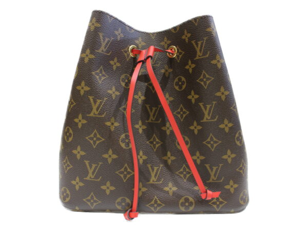 imgrc0076363366 Louis Vuitton Neo Noe Shoulder Bag Monogram Red