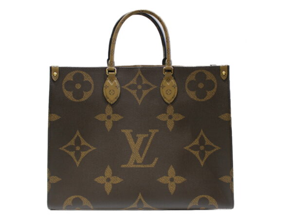 imgrc0076363475 Louis Vuitton On the Go GM Tote Bag Giant Monogram Brown