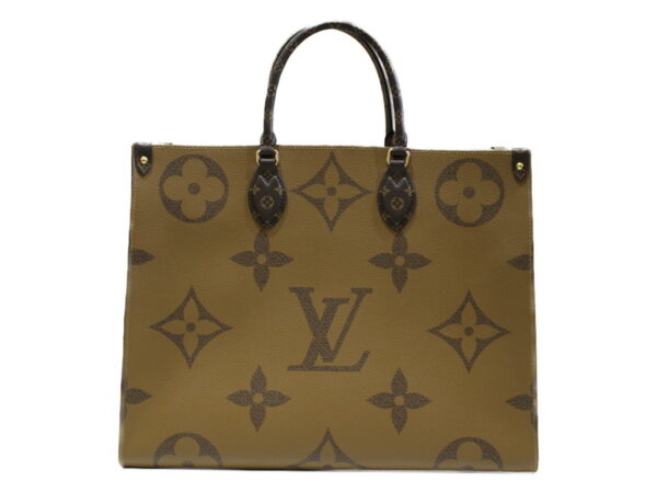 imgrc0076363478 Louis Vuitton On the Go GM Tote Bag Giant Monogram Brown