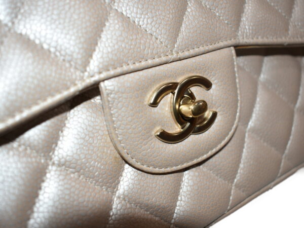 imgrc0076364731 Chanel Classic Grained Calfskin Handbag Champagne Pink