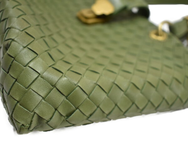 imgrc0076379097 Bottega Veneta Handbag Leather Green