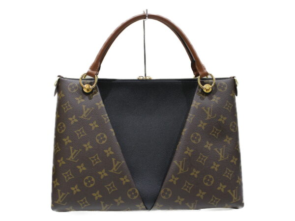 imgrc0076387004 Louis Vuitton V Tote Handbag Monogram Brown