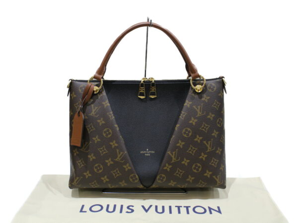 imgrc0076387012 Louis Vuitton V Tote Handbag Monogram Brown