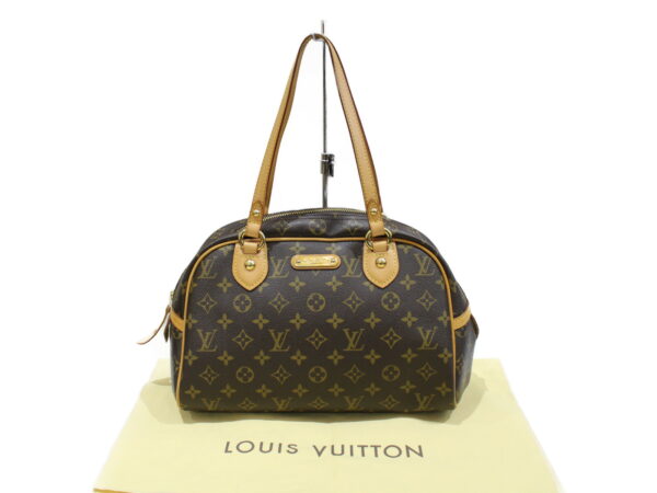 imgrc0076419765 Louis Vuitton Montorgueil PM Tote Bag Monogram Brown