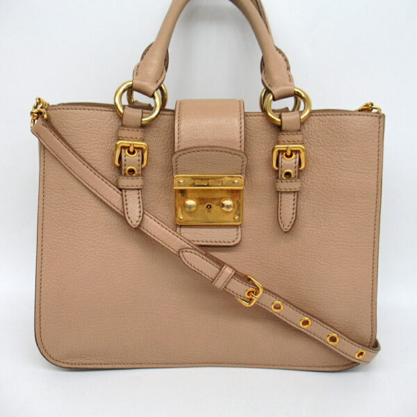 imgrc0076486444 Miu Miu 2Way Shoulder Bag Leather