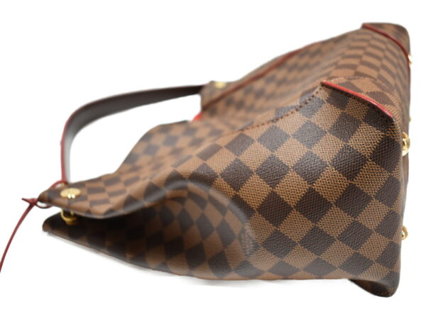 imgrc0076555741 Louis Vuitton Kaisa Hobo Shoulder Bag Damier Ebene Red